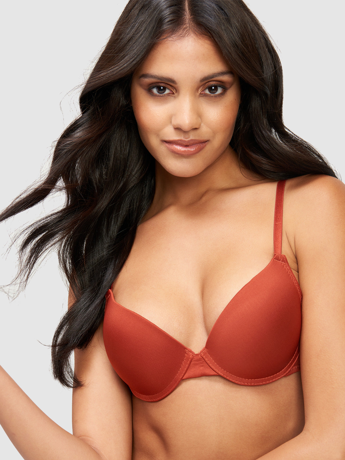 Calvin Klein Perfectly Fit Full Coverage T-Shirt Bra Bronzed Size