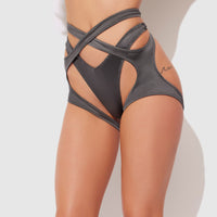 Neev Oil Slick Wrap Garter - Fredericks of Hollywood