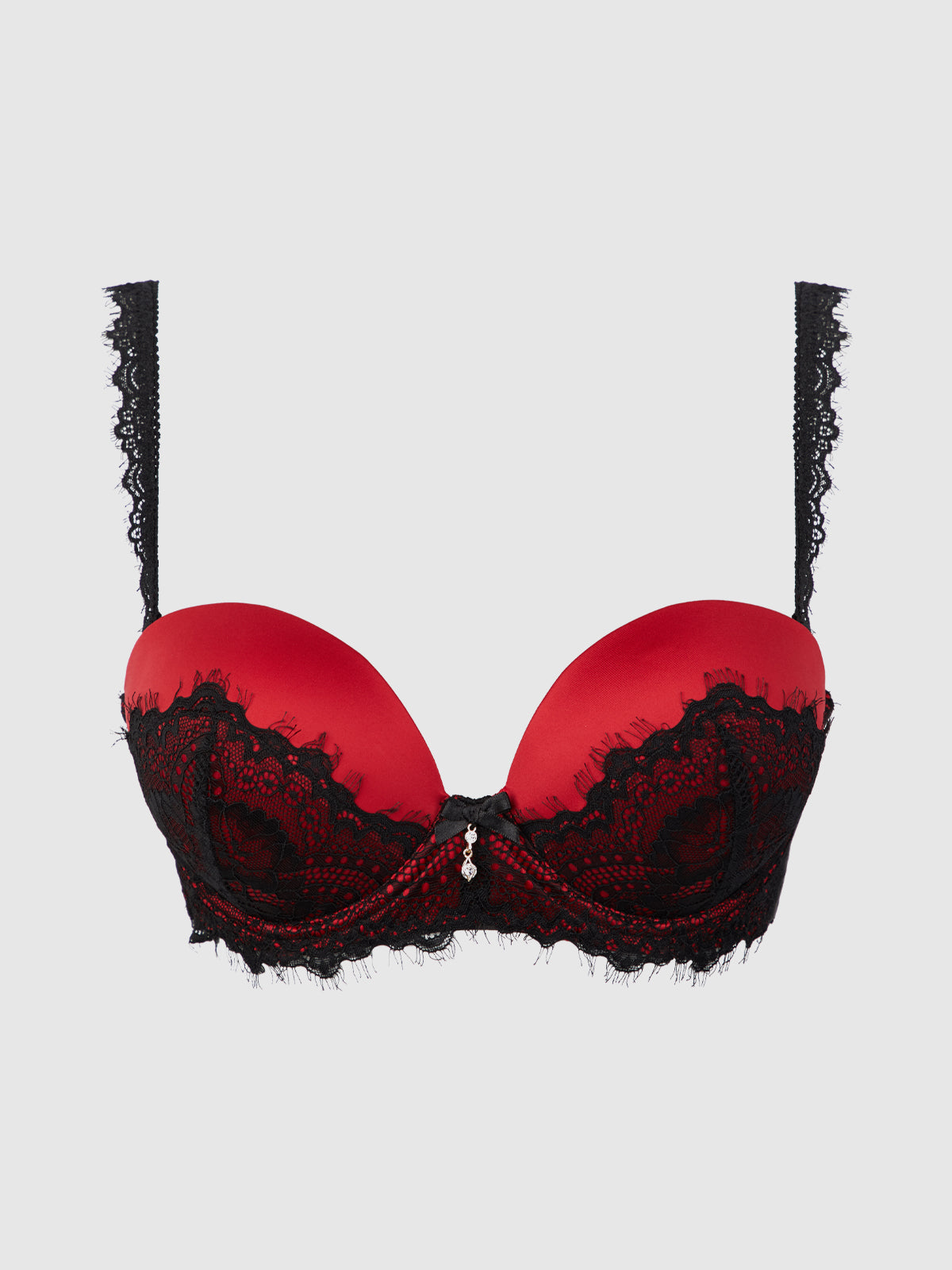 Lexi Lace Strapless Push Up Bra - Frederick&#39;s of Hollywood