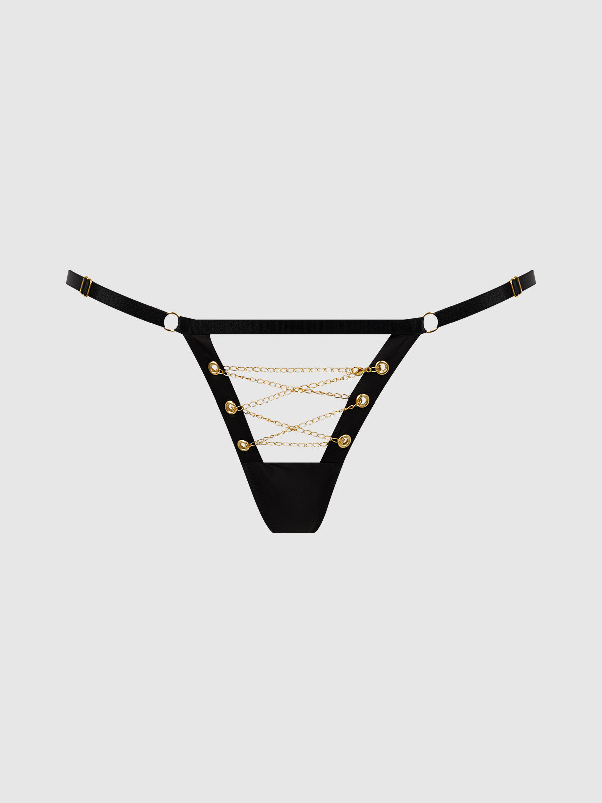 Maeve Chain Lace Up G-String - Frederick&#39;s of Hollywood