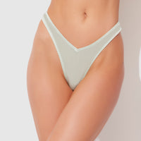 Neev Oil Slick Scoop Thong - Fredericks of Hollywood