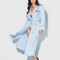 Astoria Satin Button Down Sleep Robe