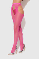 Fishnet Fundies - Neon Pink