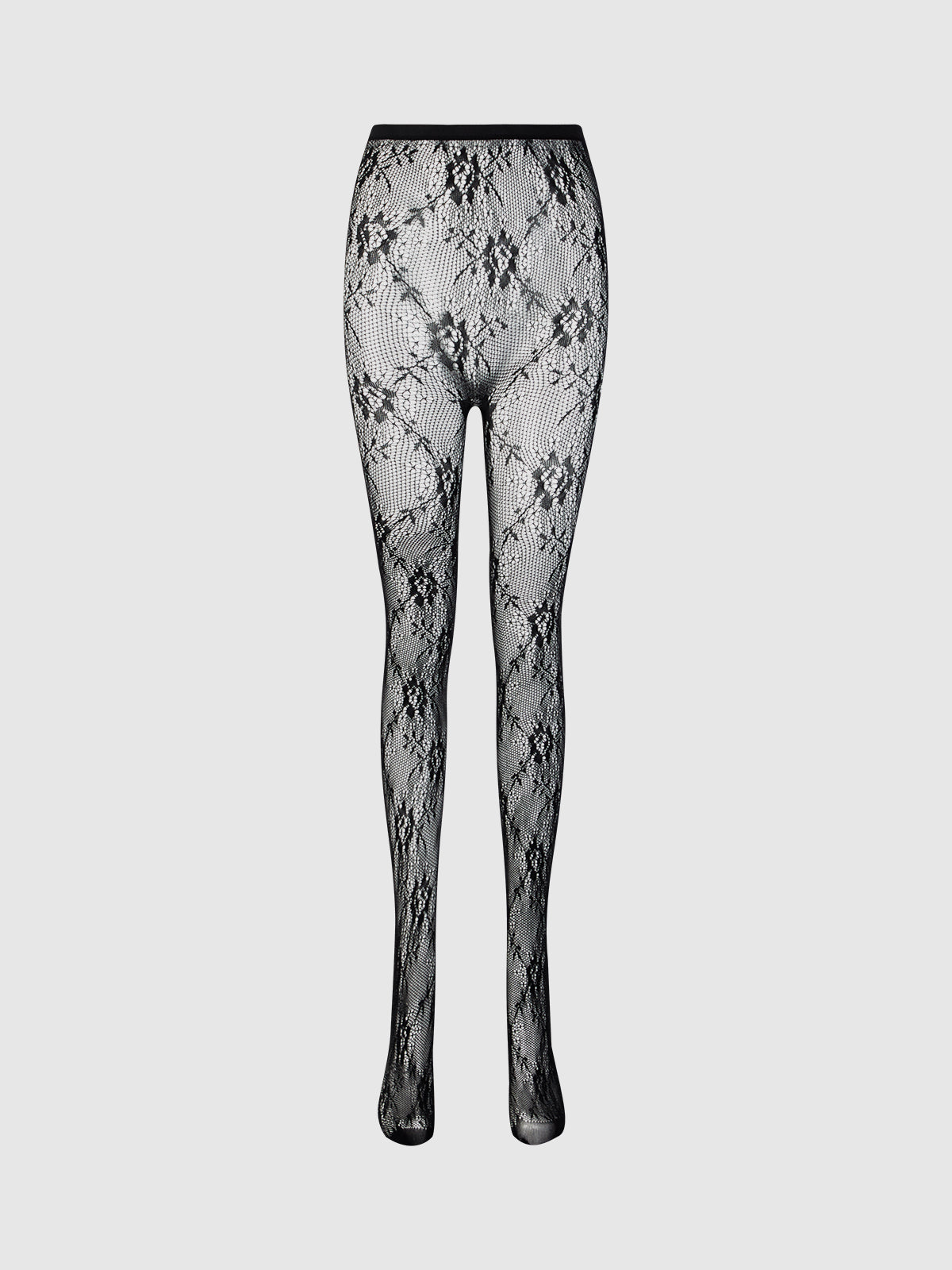 Floral Fishnet Full Stockings - Fredericks of Hollywood