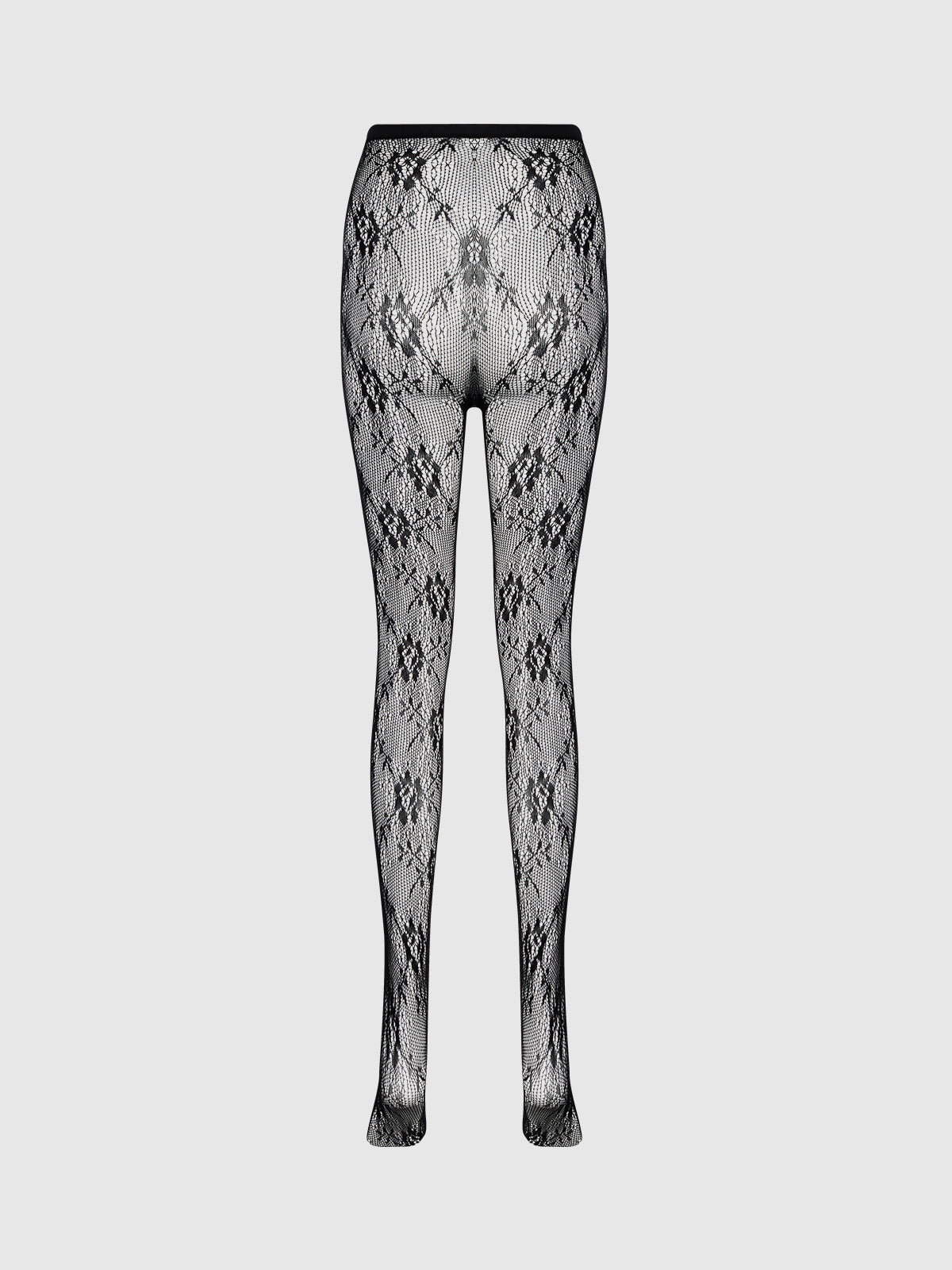 Floral Fishnet Full Stockings - Fredericks of Hollywood