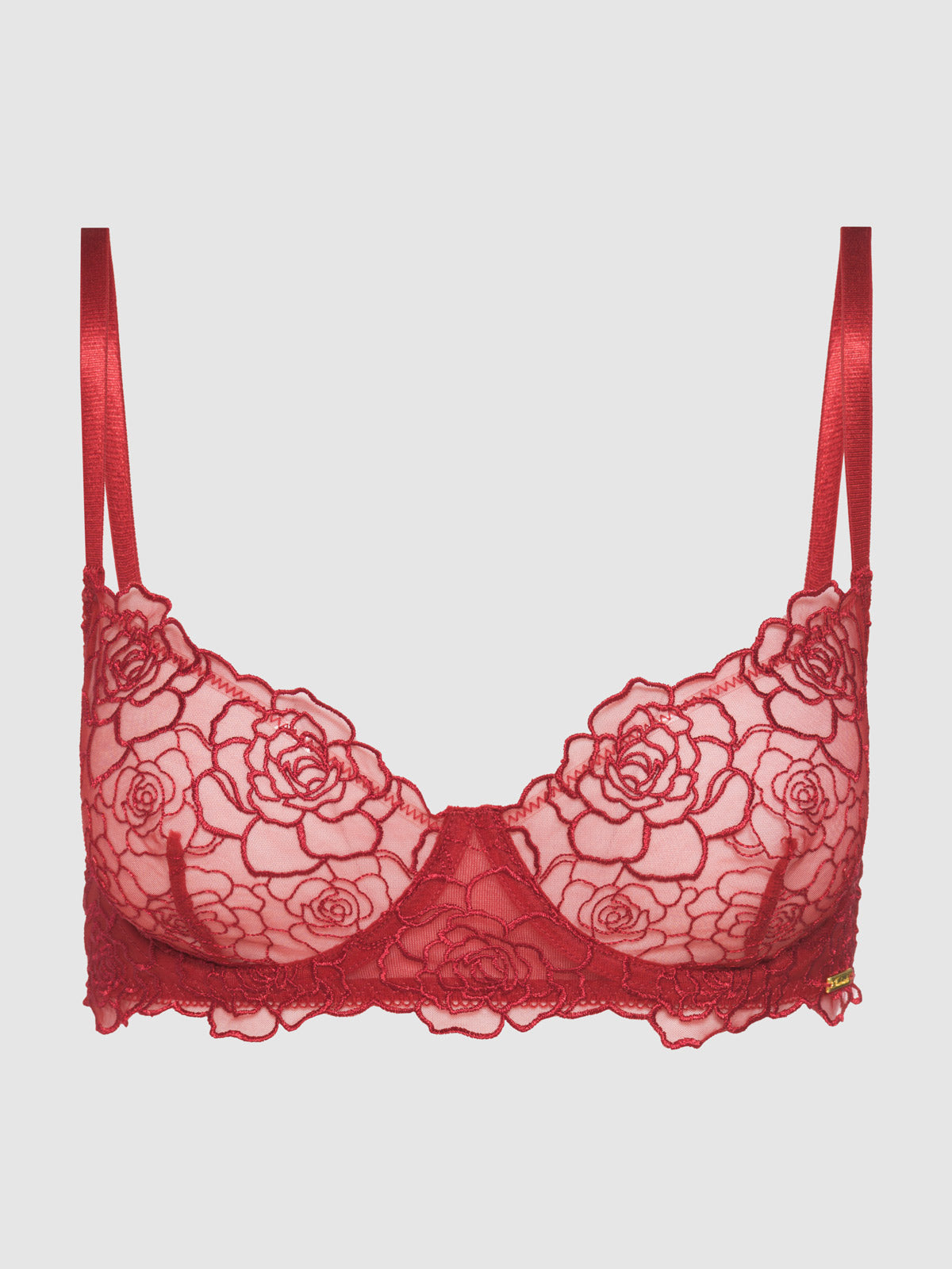 FREDERICKS OF HOLLYWOOD 6080 Velvet Bra Padded Underwire Womens 42DD Red  New Nwt $27.26 - PicClick