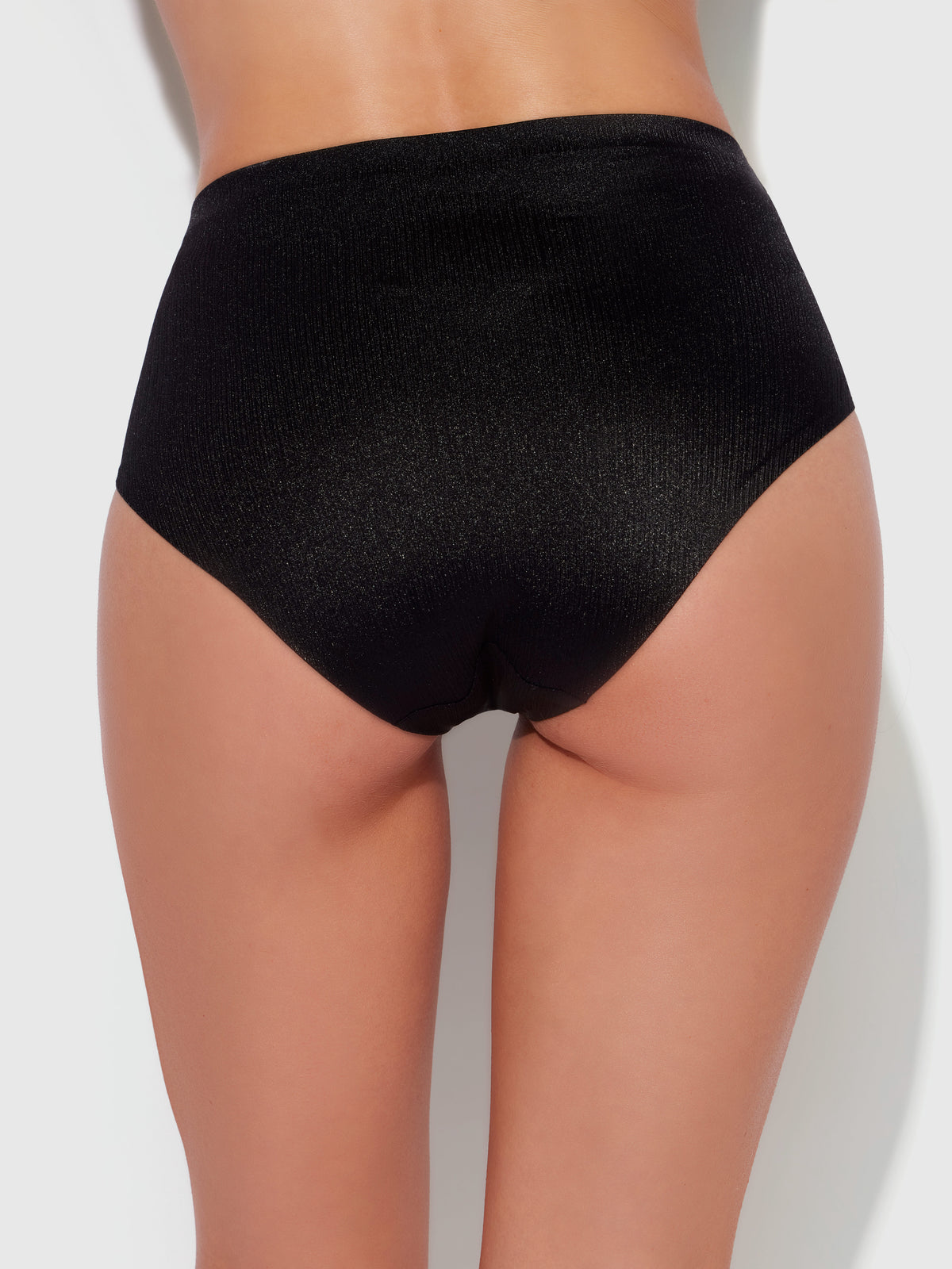 Mira Shimmer Micro Laser Bonded High-Waist - Frederick's of Hollywood
