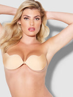 Snap Together Adhesive Bra - Latte