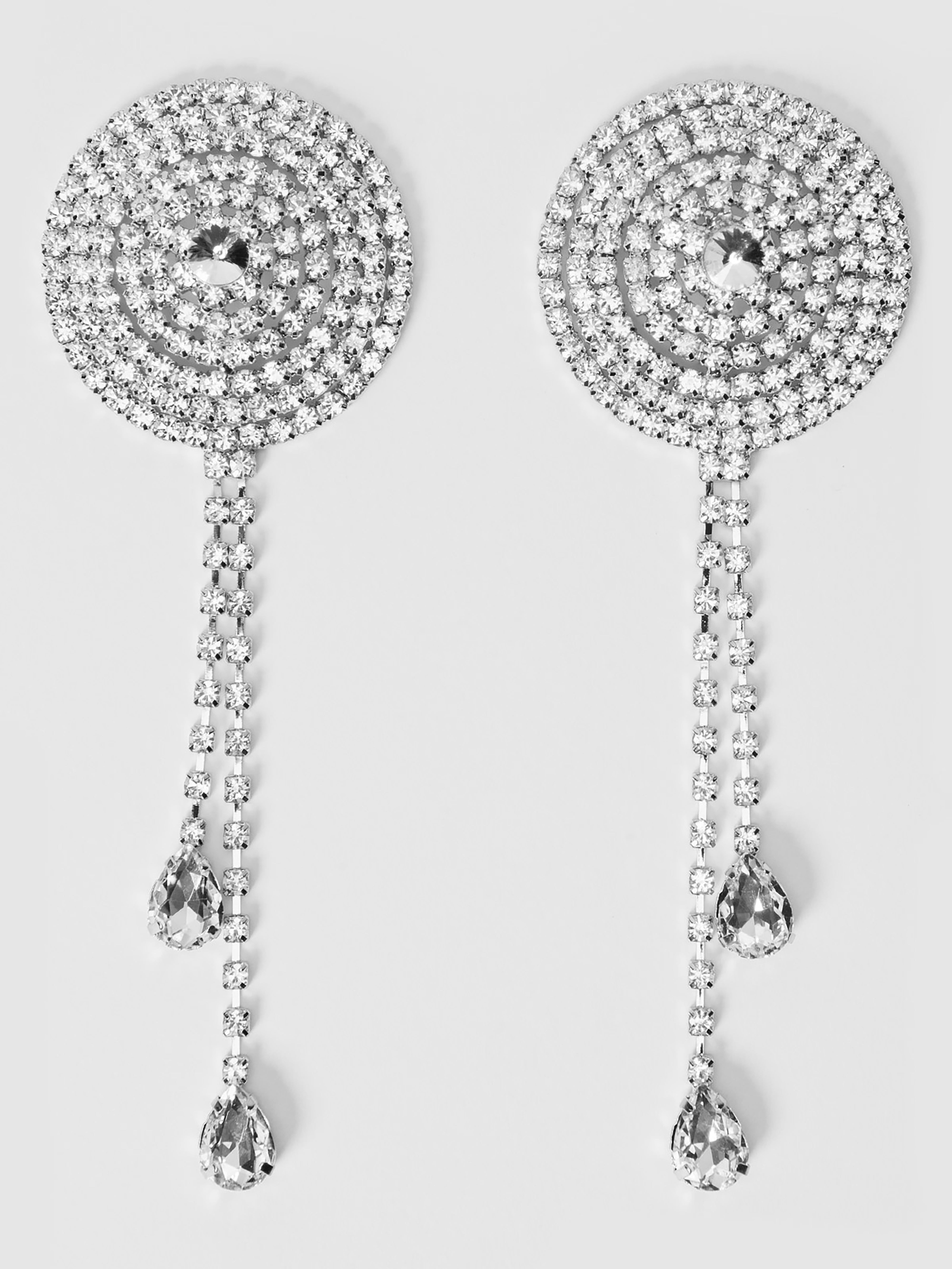 Ziggy Rhinestone Cone & Dangle Pasties - Frederick's of Hollywood