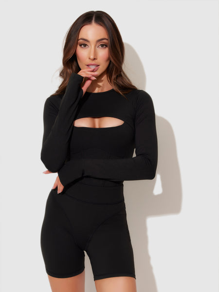 Active Long Sleeve Bolero - Fredericks of Hollywood