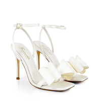 Julienne Bow Heel - Ivory