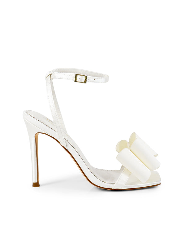 Julienne Bow Heel - Ivory