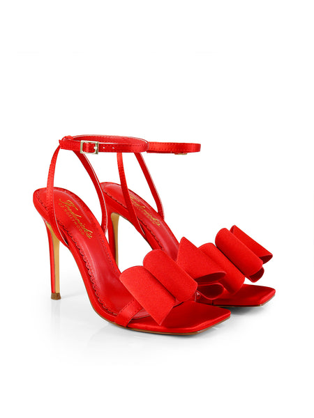 Julienne Bow Heel - Red