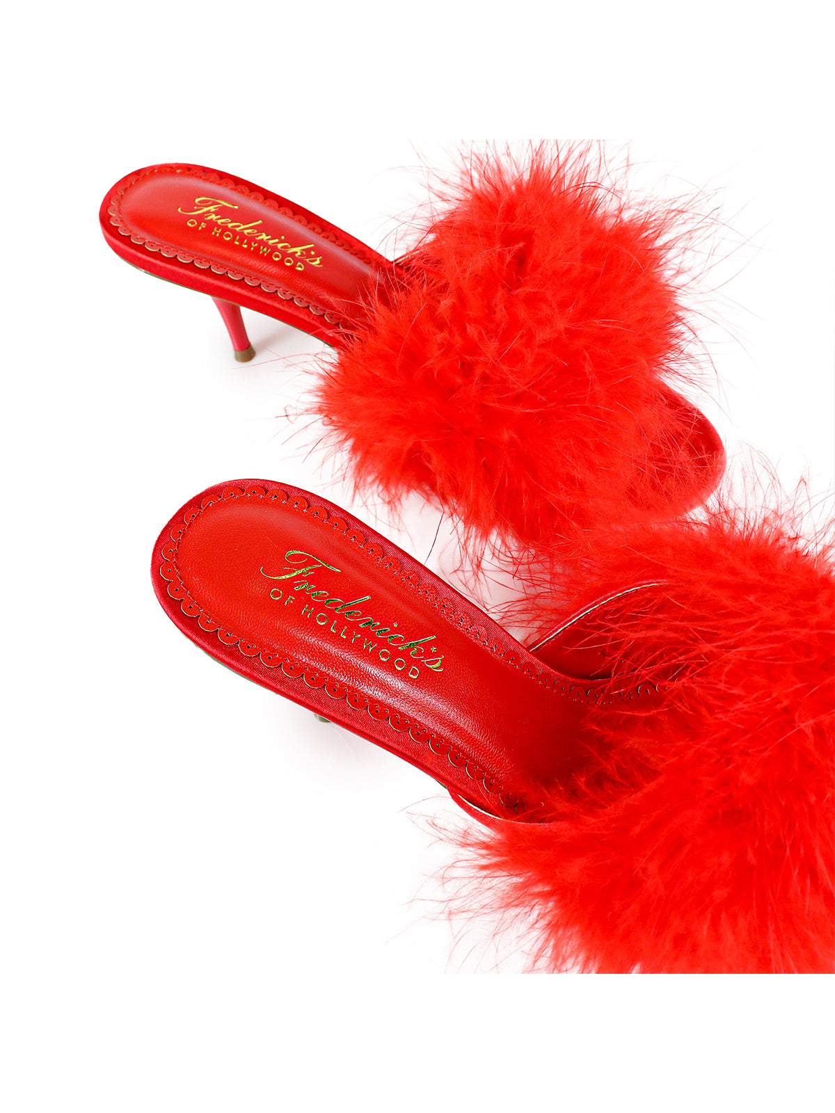 Luxor Feather Mule - Red