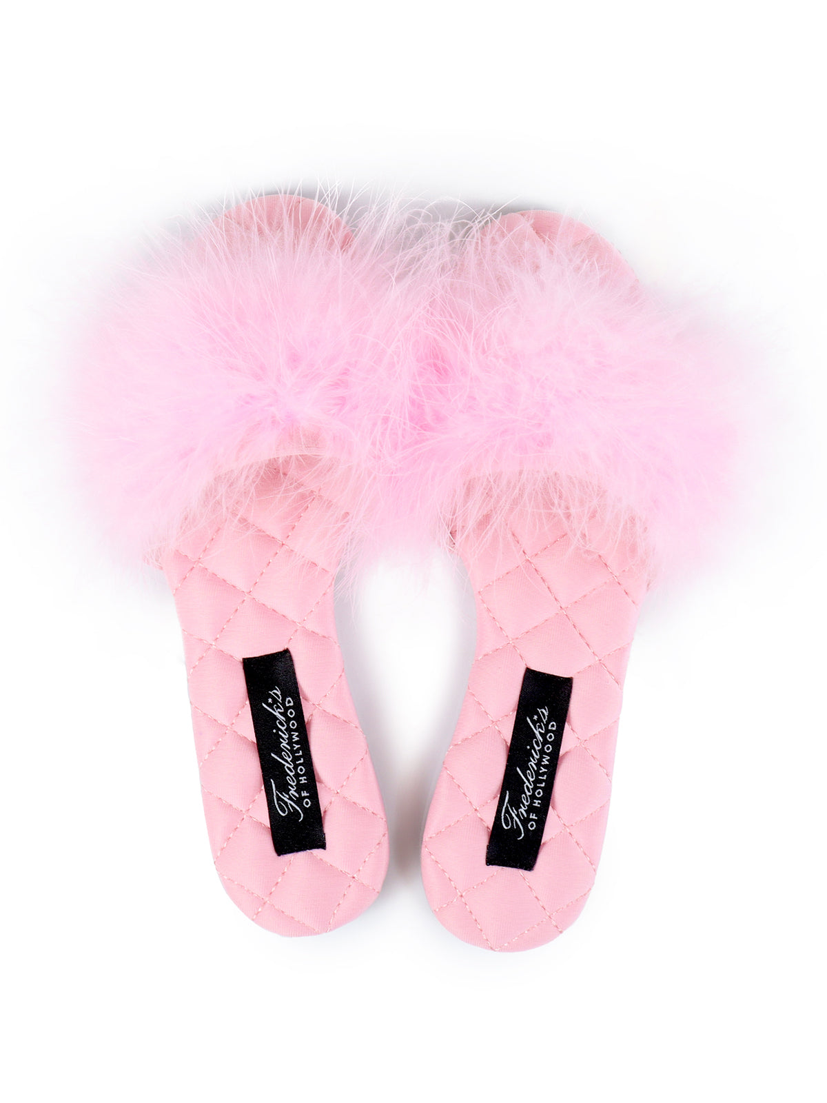 Maxim Feather Flat Sandal - Baby Pink