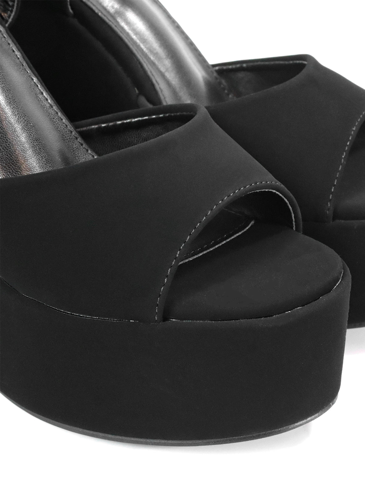 Tony Peep Toe Wedges - Frederick's of Hollywood