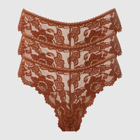 Jessica Lace Tanga 3 Pack - Frederick's of Hollywood