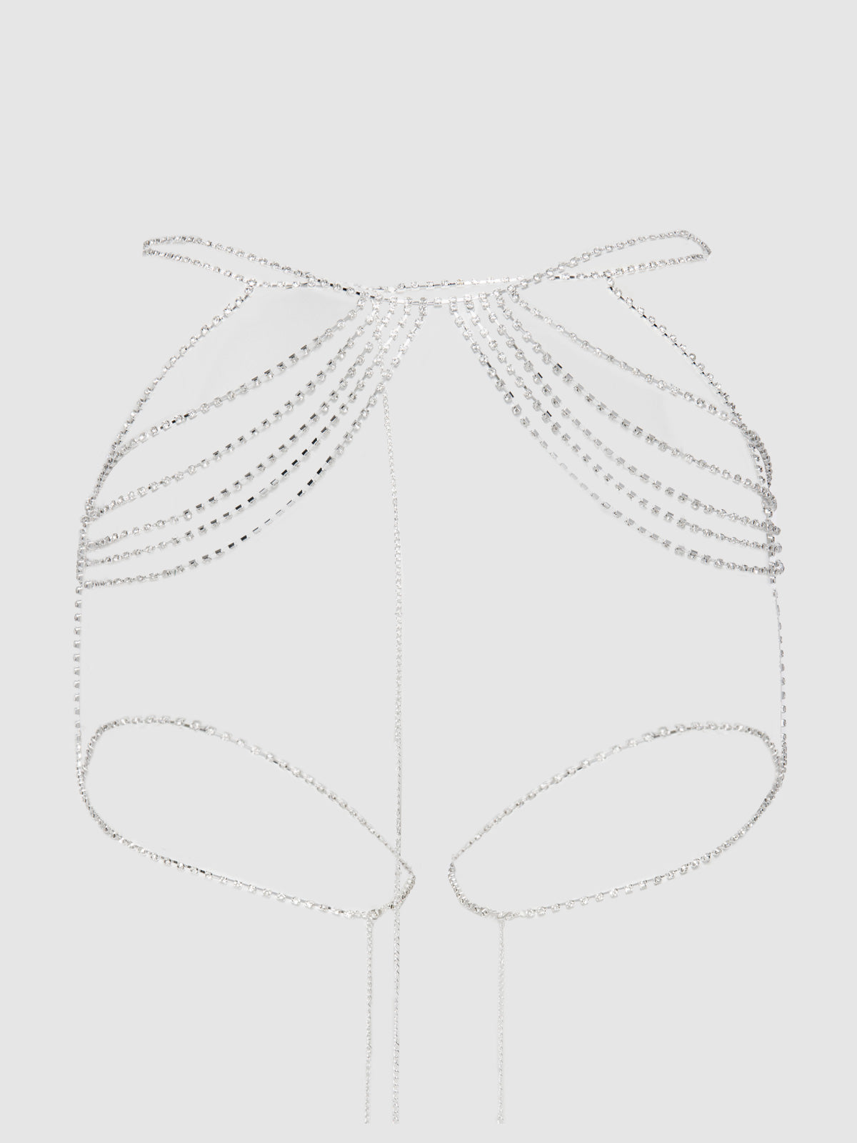 Ziggy Rhinestone Drape Garter - Fredericks Of Hollywood