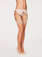 Emmy Scalloped Lace Thigh High Stockings - Fredericks of Hollywood