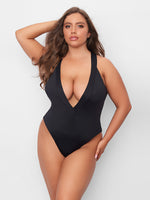 Naxos Low Plunge Neck One Piece - Fredericks of Hollywood