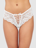 Mabel Lace Up Front Tanga - Fredericks of Hollywood