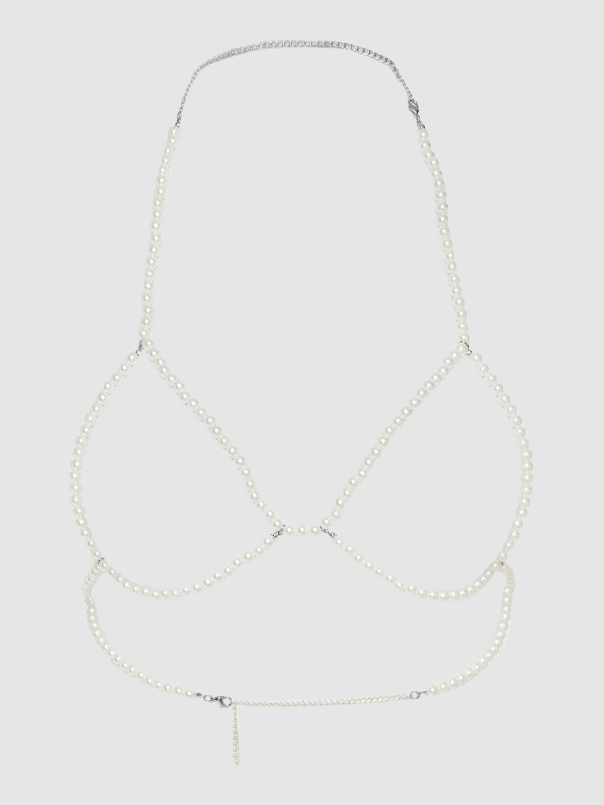 White Pearl Triangle Bra