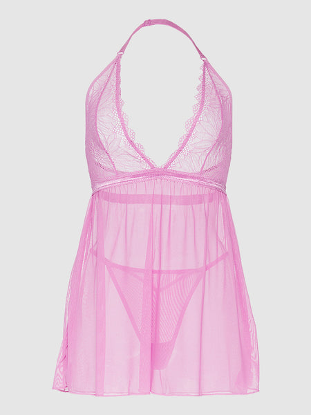 Saffron Floral Lace Babydoll - Fredericks of Hollywood