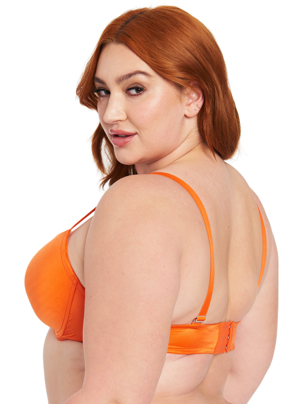 GORGEOUS Orange cotton push-up bra, Bras