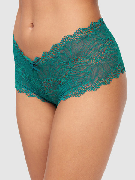 Saffron Floral Lace Cheeky - Fredericks of Hollywood