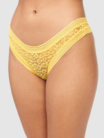 Demi Leopard Mesh Thong - Fredericks of Hollywood