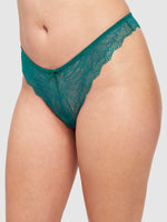 Saffron Floral Lace Thong - Fredericks of Hollywood